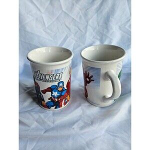Two Marvel AVENGERS Assemble 12 ounce‎ Ceramic Coffee Mugs